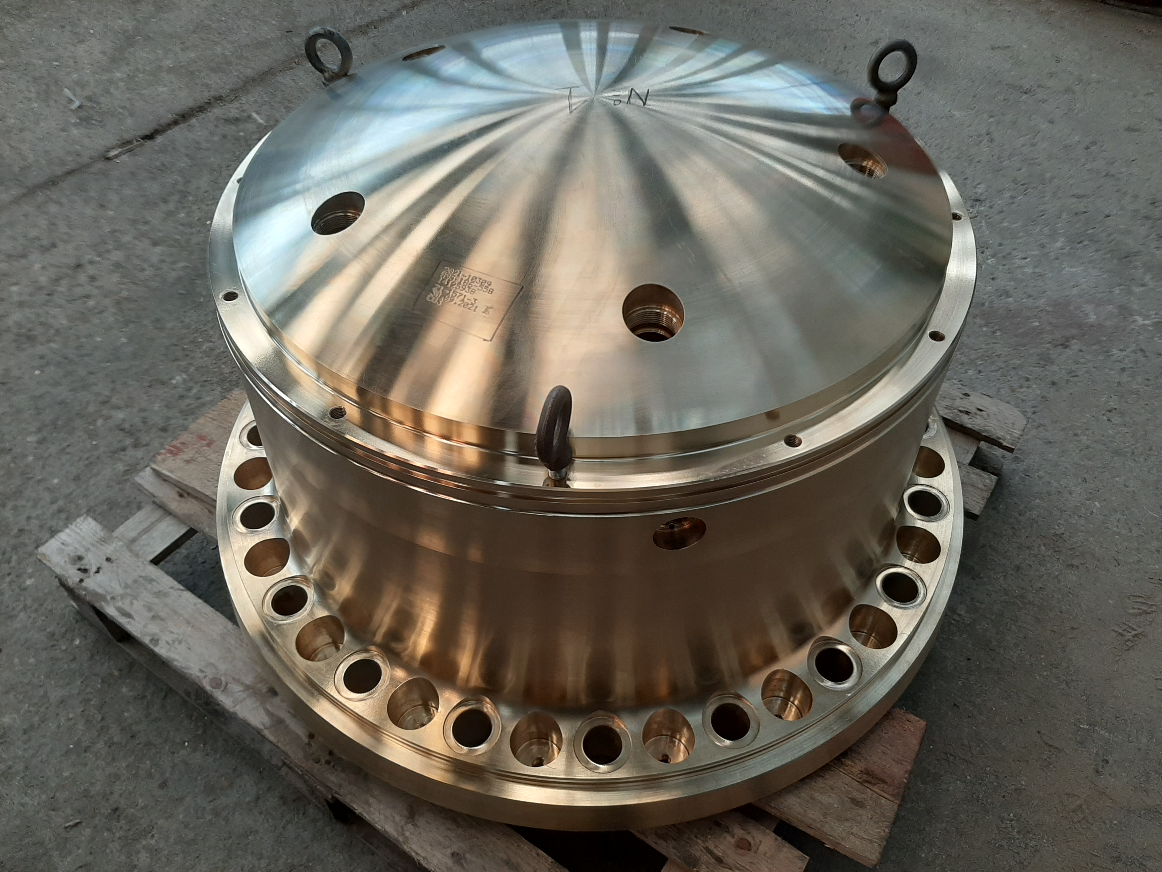 Fertig bearbeiteter Deckel aus CC333G